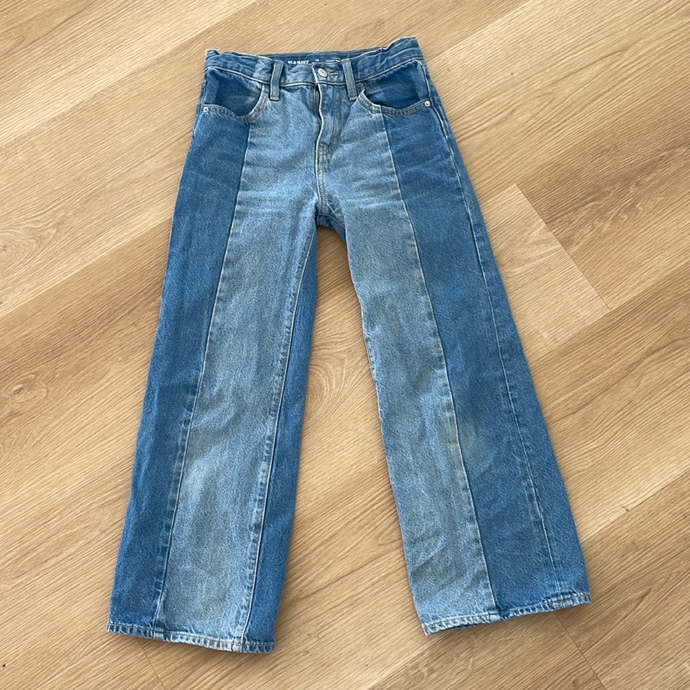 Girls jean two tone size 10 Old Navy